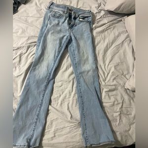 American eagle super stretch flare jeans